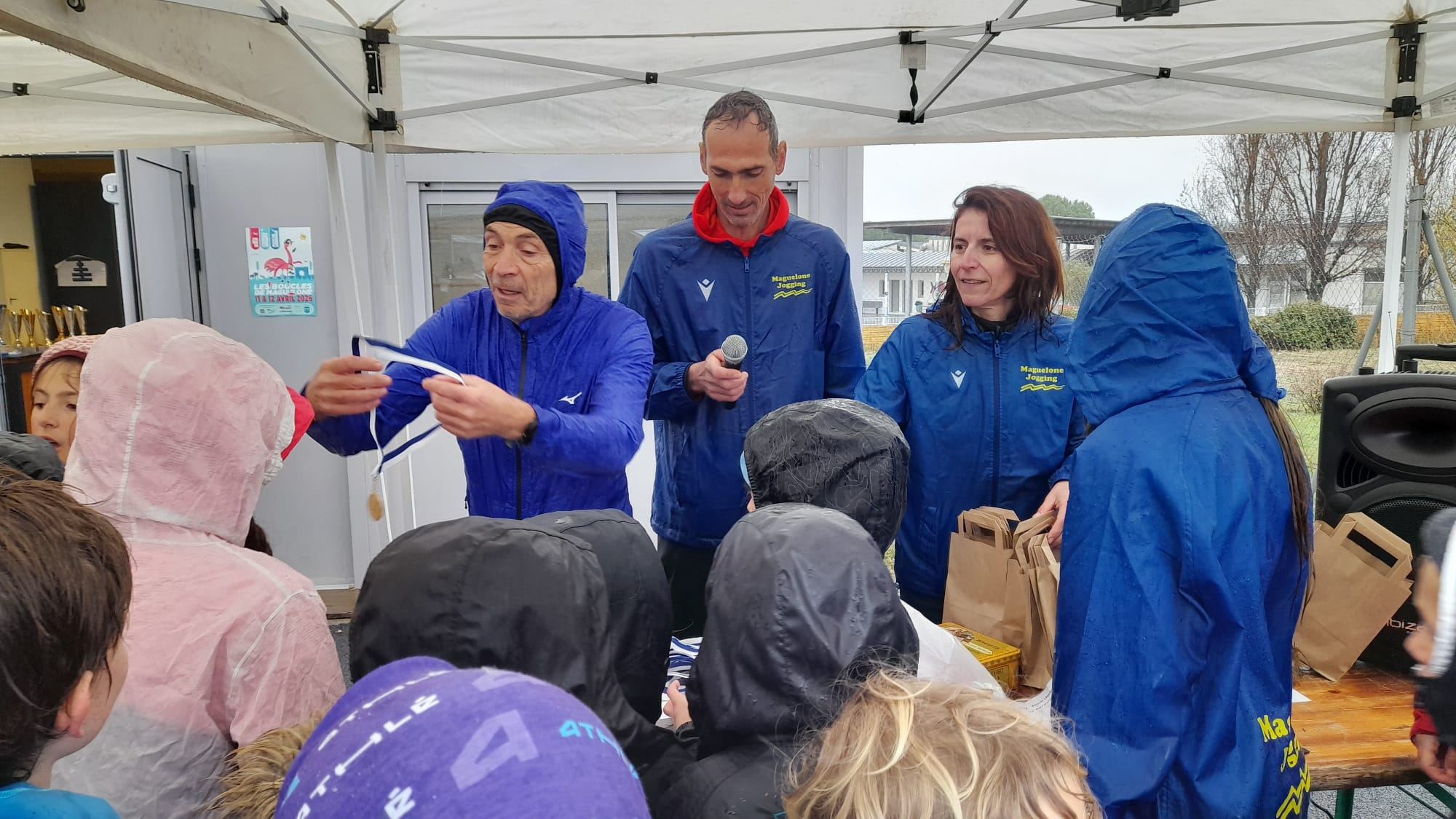 Même sous les trombes d’eau, l’esprit Maguelone Jogging reste insubmersible ! 🌊🏃‍♂️